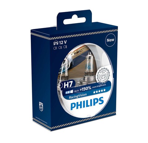 Автолампи, H7 12V 55W PX26d RacingVision-2бр/к-т