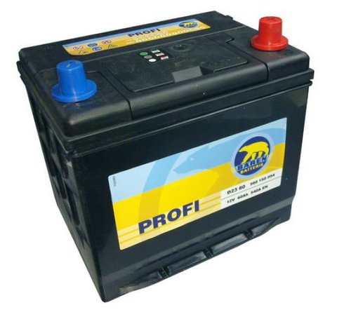 Акумулатор, BAREN Profi D23, 60Ah, 540A(EN)