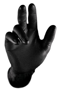 Работни ръкавици Grippaz Black M кутия 50 бр.