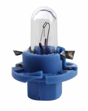 BAX 1,2W B8,4d LIGHT BLUE  12V NARVA