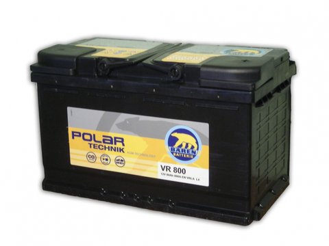 Акумулатор, POLAR TECHNIK AGM VR 800, L4 80Ah, 800