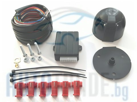 Инсталация за теглич с електронен модул, 7PIN, Lights Sender 1