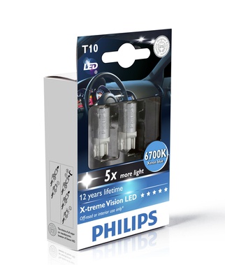 Автолампи WBT10 X-tremeVision LED 6700K 2 бр/к-т