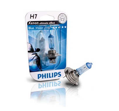 Автолампи, H7 12V 55W PX26D BlueVision Ultra-1бр/блистер