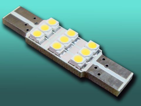 Автолампи LED WBT10 5000K 12V 1W, 1бр.