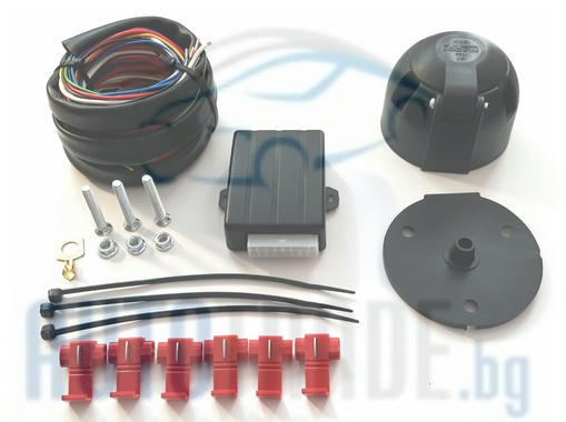 Инсталация за теглич с електронен модул, 7PIN, Lights Sender 1