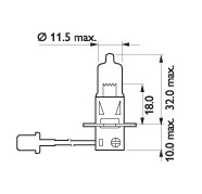 Автолампи, H3 12V 100W PK22S RALLY