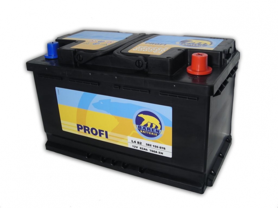Акумулатор, BAREN Profi L4, 82Ah, 760A(EN)